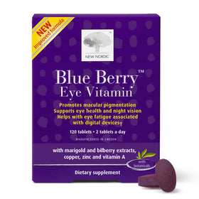 Complément alimentaire NEW NORDIC Vitamines des Yeux 120 comprimés, vue de face