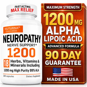 Complément alimentaire Nuturna 1200 mg Acide Alpha-Lipoïque vue de face