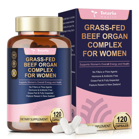 Complément alimentaire organes de boeuf Totaria, flacon de 120 capsules