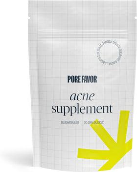 Complément alimentaire Pore Favor Soutien Peau 41g devant un fond neutre