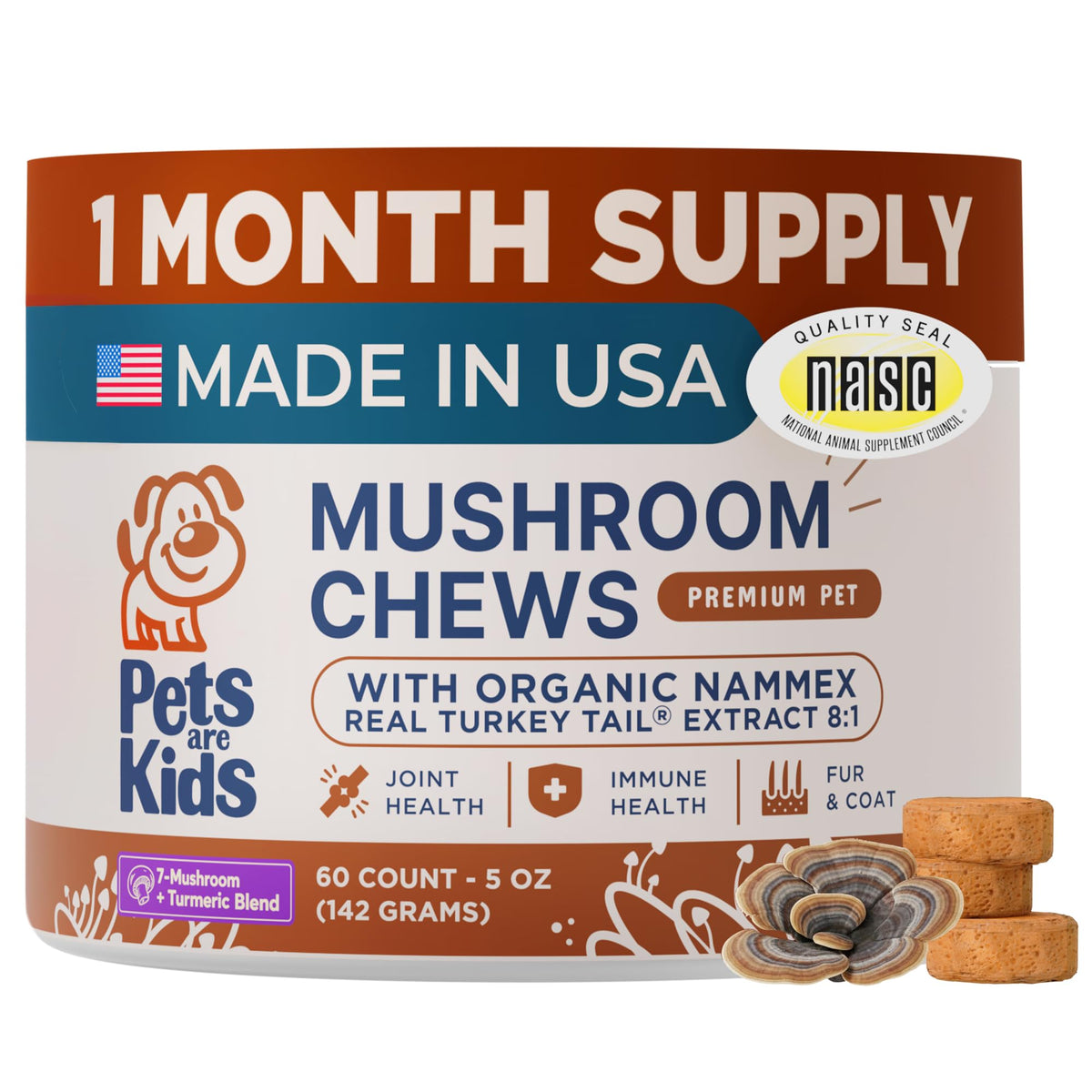 Complément alimentaire pour chiens en croquettes, 181g