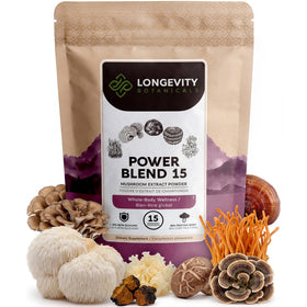 Complément alimentaire Power 15 de Longevity Botanicals, vue avant