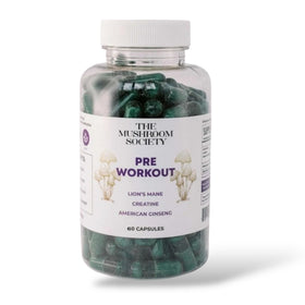 Complément alimentaire pré-workout The Mushroom Society 60 capsules végétales