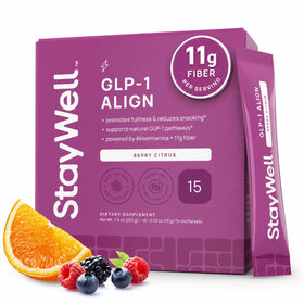 Complément alimentaire probiotique Stay-Well Naturals en poudre goût Baie Agrumes