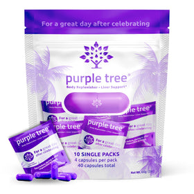 Complément alimentaire purple tree 40 pilules vue de face