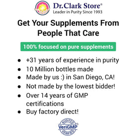 Complément Alimentaire Racine de Gingembre 500 mg de Dr Clark Store, capsules gélatineuses