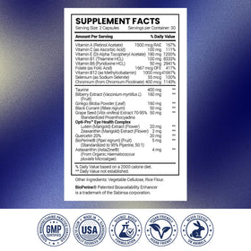 Complément alimentaire Research Verified Vision en vue latérale