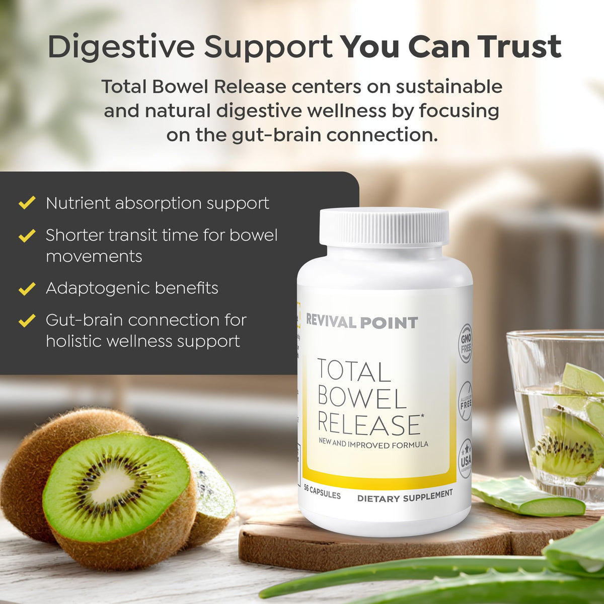 Complément alimentaire Revival Point avec kiwi et triphala