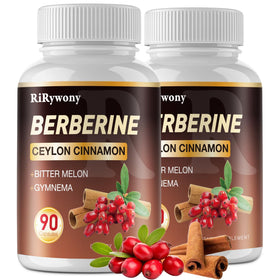 Complément alimentaire RiRywony Health Berbérine 1500 mg 180 capsules vue de face