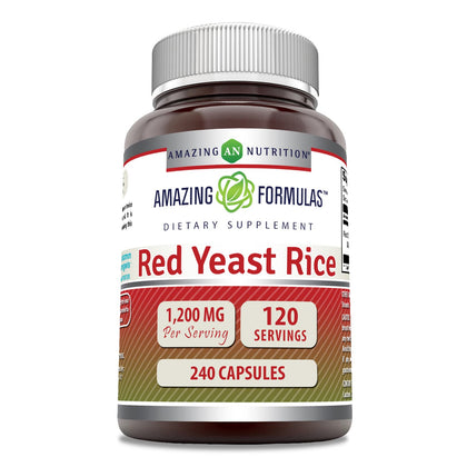 Complément Alimentaire Riz Rouge Amazing Nutrition 240 Gélules