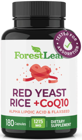 Complément alimentaire Riz Rouge ForestLeaf ouvert