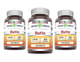 Complément alimentaire Rutin 500mg Amazing Nutrition vue de face