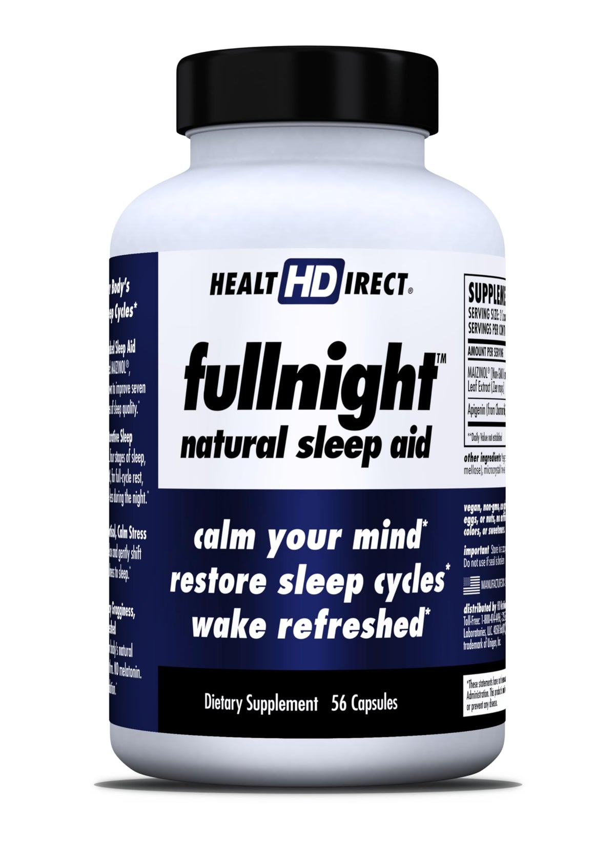 Complément alimentaire santé sommeil HEALTH DIRECT 56 capsules devant
