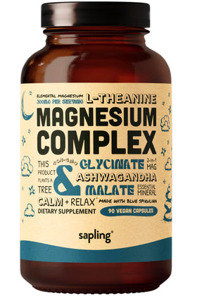 Complément alimentaire sapling magnésium glycinate 300mg, vue avant