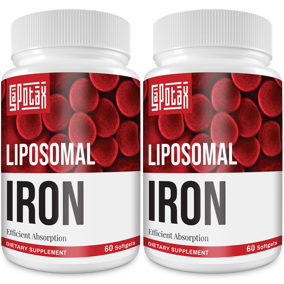 Complément alimentaire Sapotax Fer Liposomal 65mg face avant
