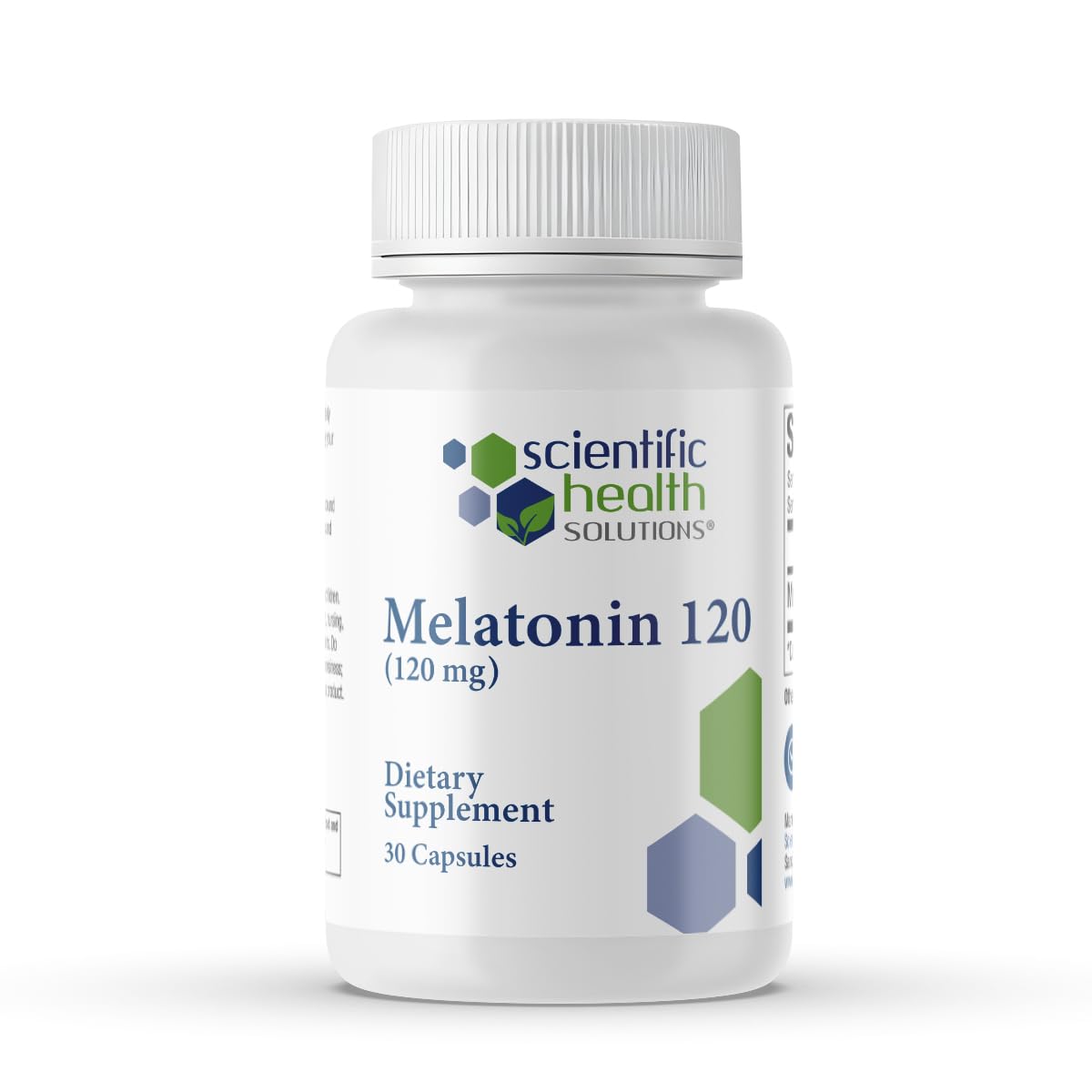 Complément alimentaire Scientific Health Solutions Mélatonine 120mg vue de face