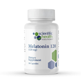 Complément alimentaire Scientific Health Solutions Mélatonine 120mg vue de face