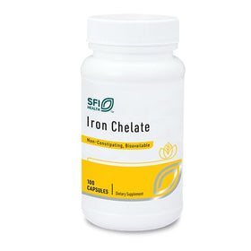 Complément alimentaire SFI Health Fer Bisglycinate 100 capsules, vue de face