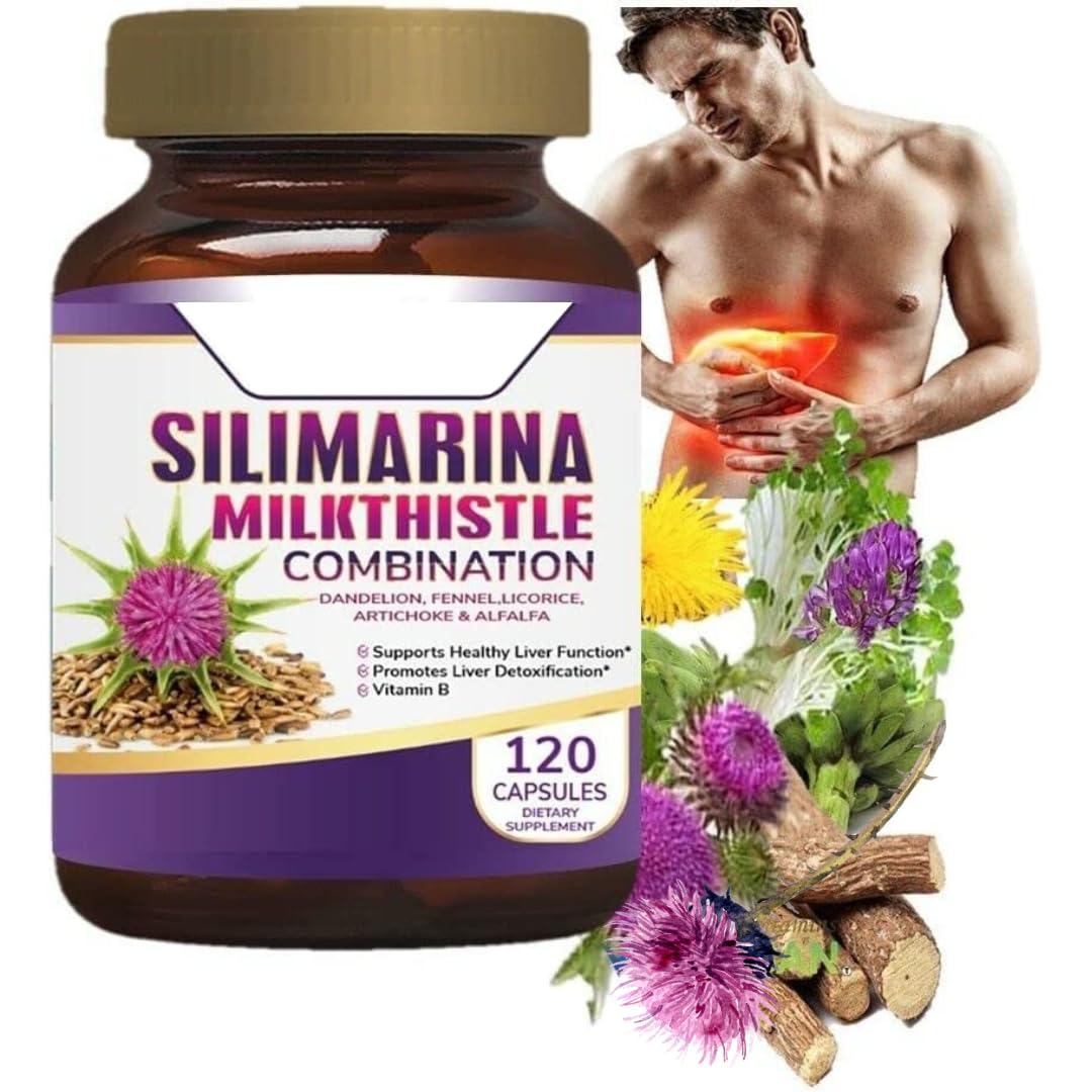 Complément alimentaire Silimarine 120 capsules vue avant