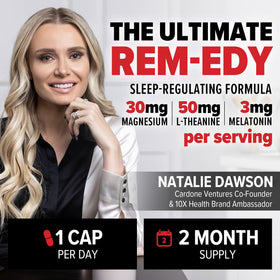 Complément alimentaire sommeil 10X Health System avec étiquette visible