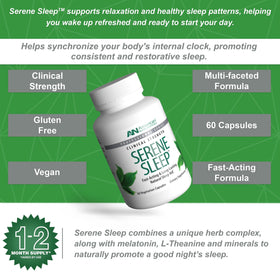 Complément Alimentaire Sommeil American Nutriceuticals avec des plantes