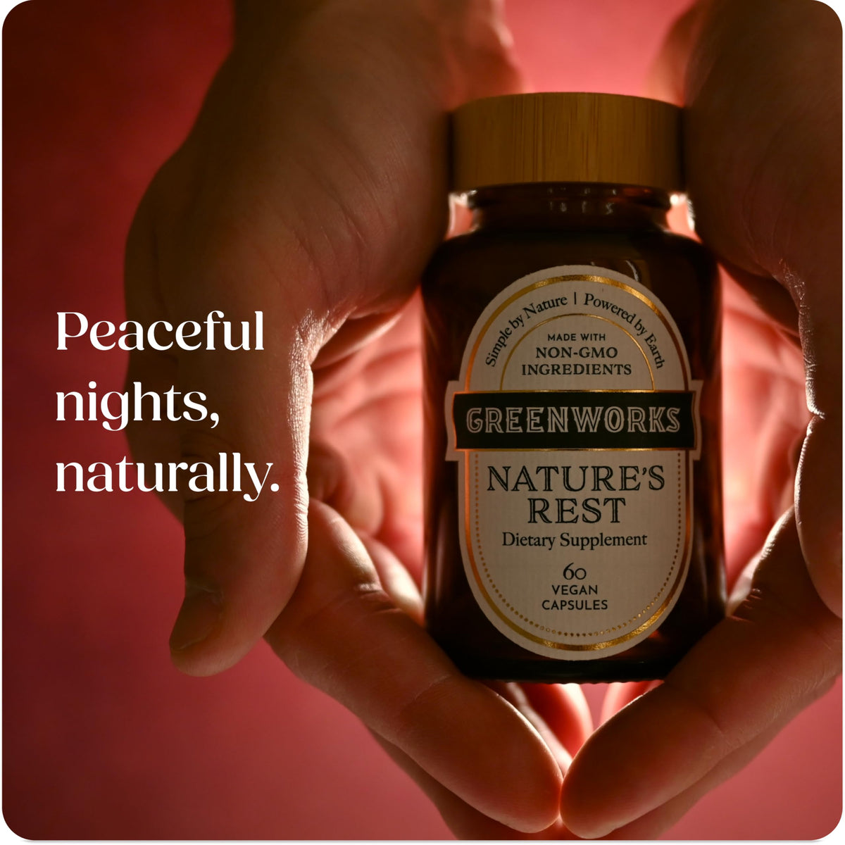 Complément alimentaire sommeil Greenworks dans un environnement naturel