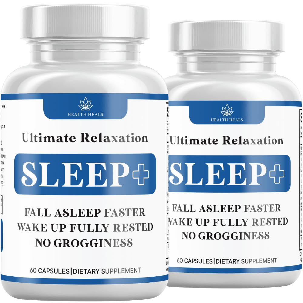 Complément alimentaire sommeil Health Heals 120 capsules, vue de face