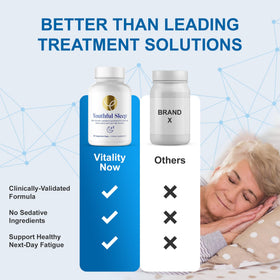 Complément alimentaire sommeil naturel The Youthful Company sur une table