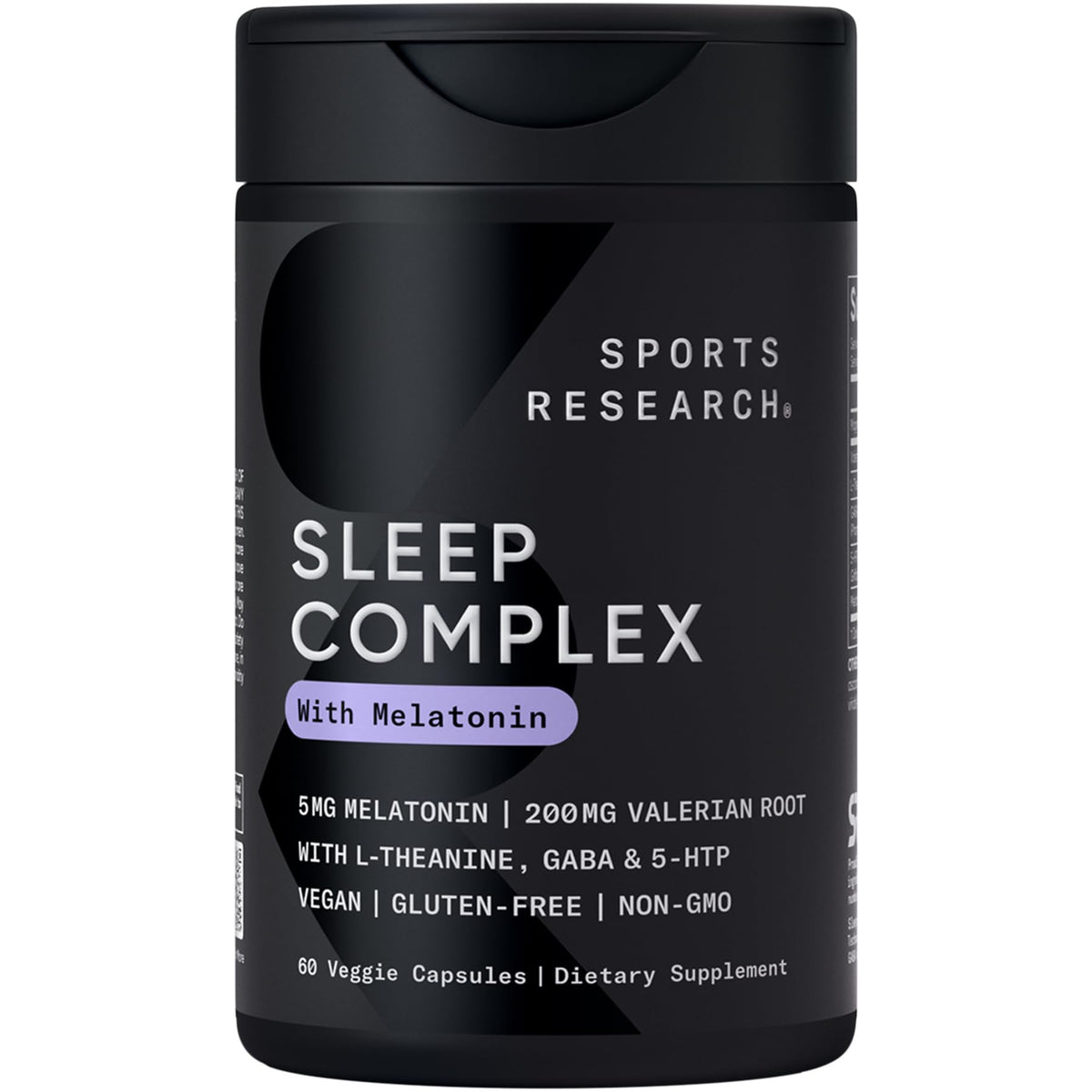 Complément alimentaire sommeil Sports Research 60 capsules devant