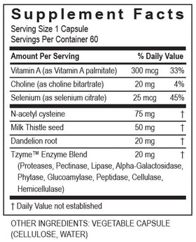 Complément Alimentaire Soutien Hépatique 60 Capsules - Vue de côté
