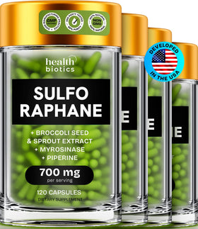 Complément alimentaire Sulforaphane Healthbiotics 480 gélules vue avant