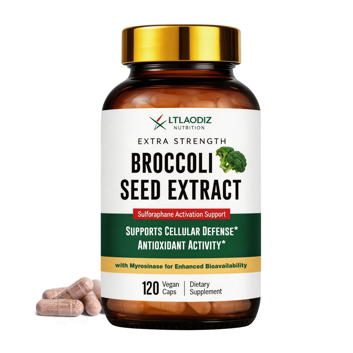 Complément alimentaire Sulforaphane LTTLAODIZ 120 capsules végétales