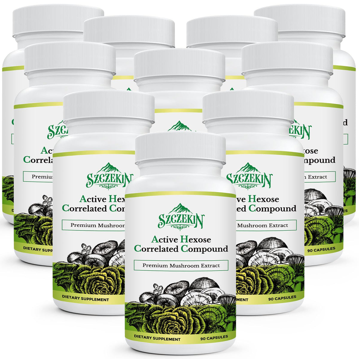 Complément alimentaire SZCZEKIN 1500 mg 90 capsules végétales vue de face