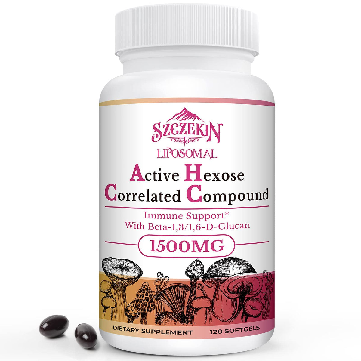 Complément alimentaire SZCZEKIN 1500mg gélules molles avant