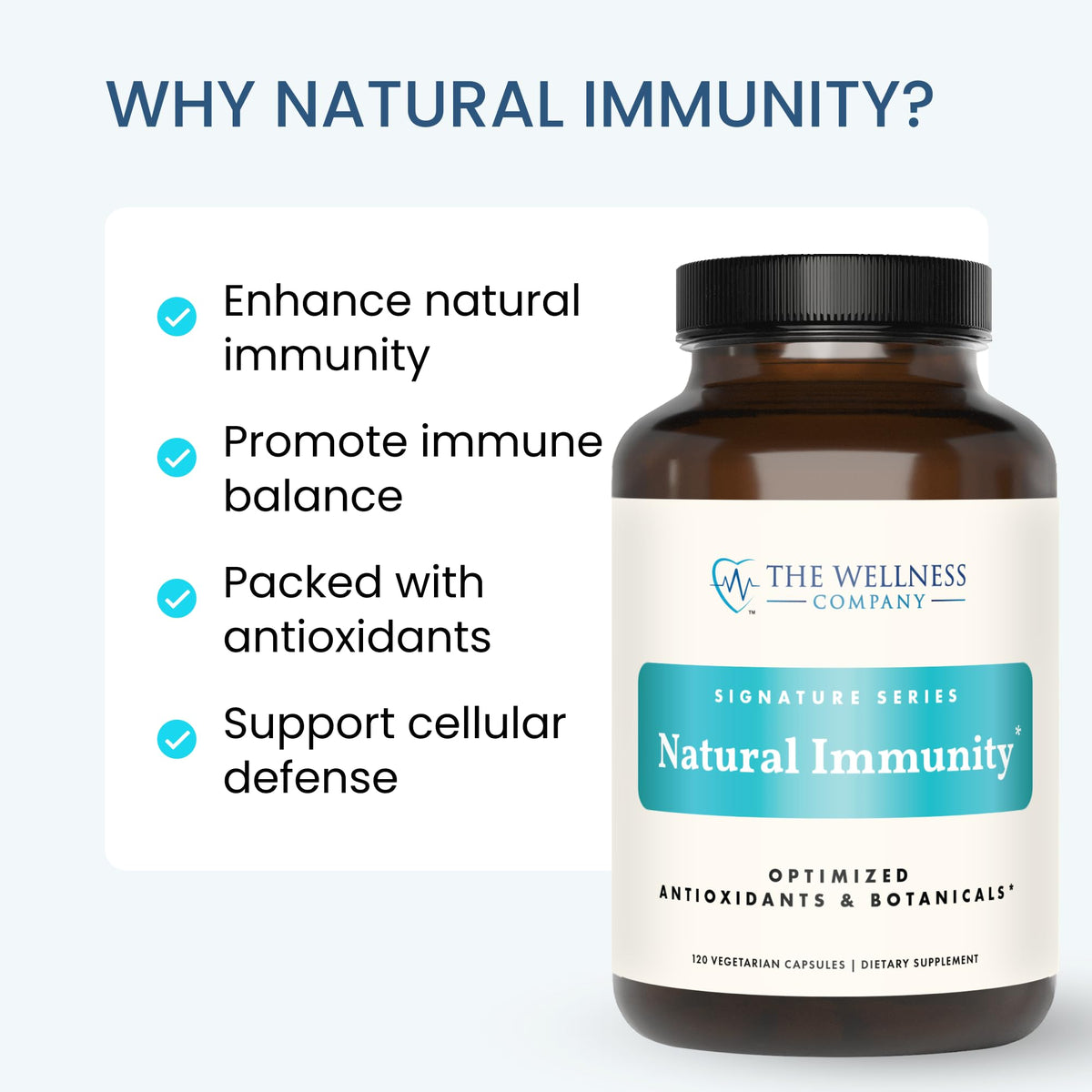 Complément Alimentaire The Wellness Company sur un fond neutre