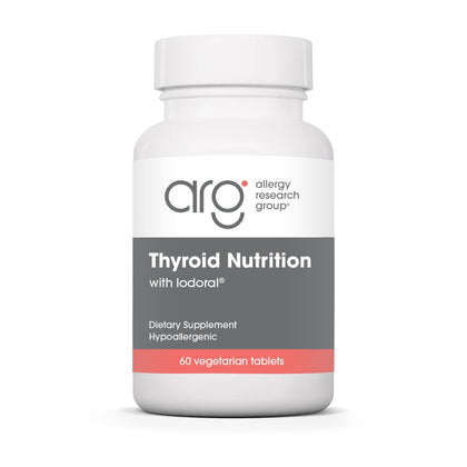Complément alimentaire thyroïdien Allergy Research Group 60 capsules vue de face