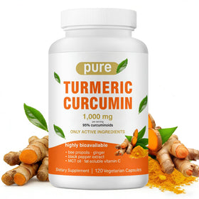 Complément alimentaire Tnaasmais Curcuma 1000mg face avant