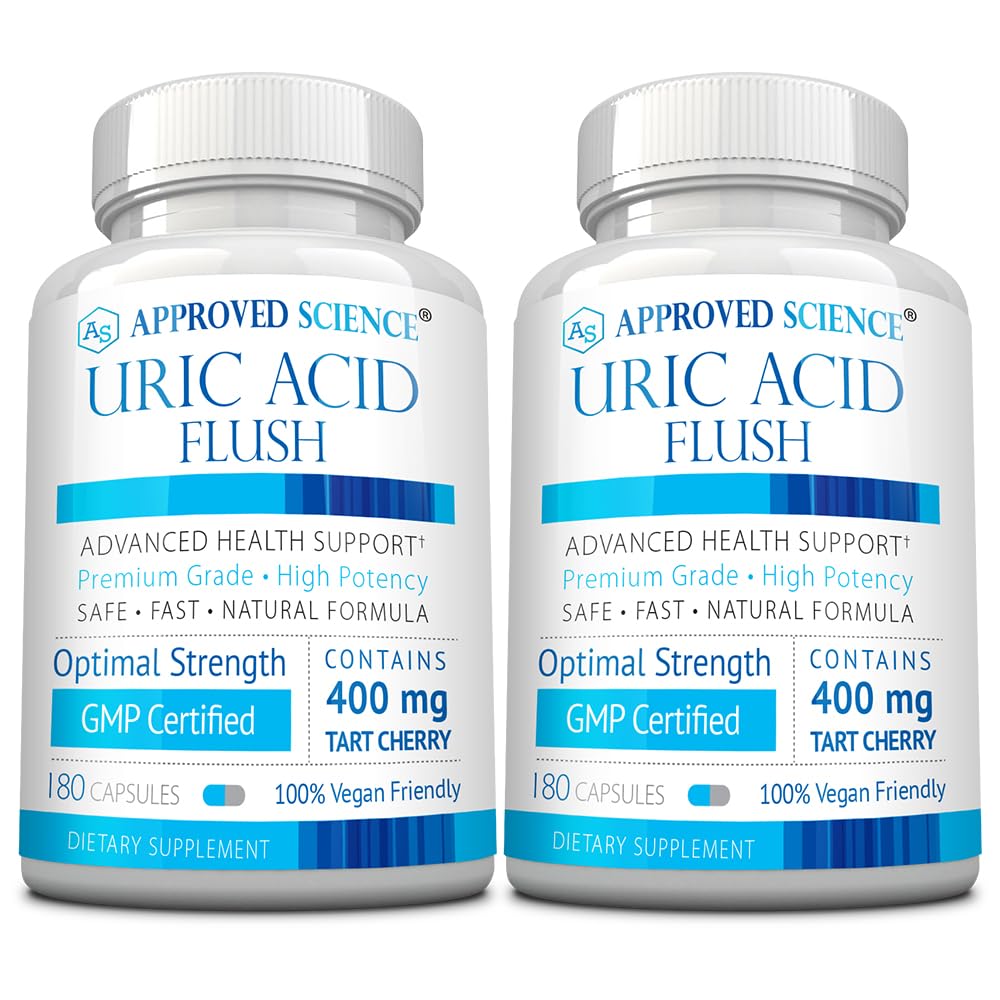 Complément Alimentaire Uric Acid Flush 180 Capsules vue de face