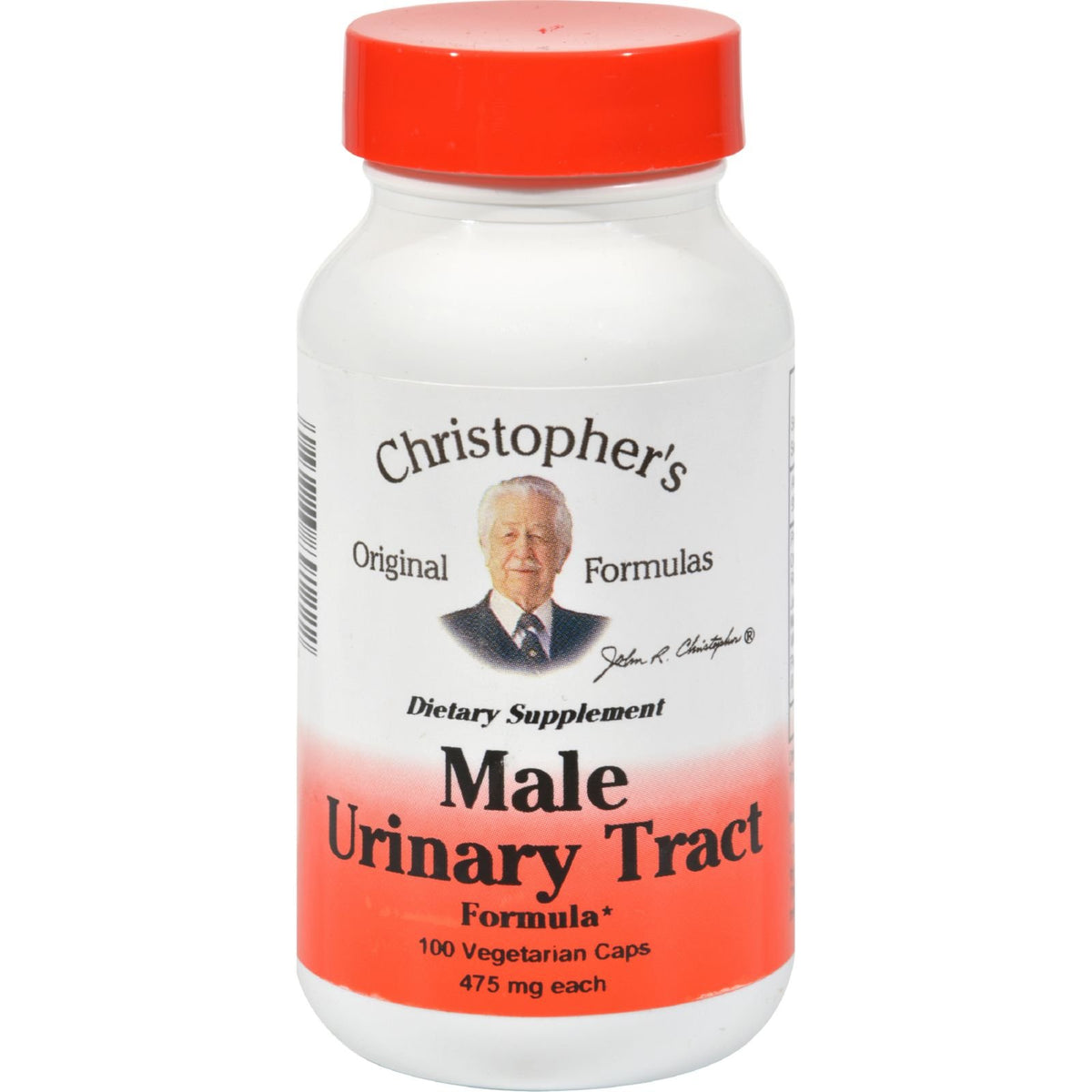 Complément alimentaire urinaire masculin Christopher's Original Formulas, boîte de 100 capsules