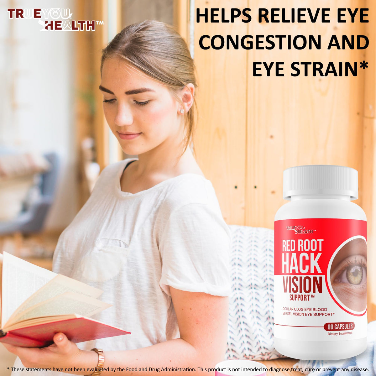 Complément alimentaire Vision True You Health en situation de prise