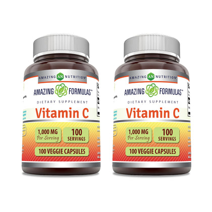 Complément Alimentaire Vitamine C 1000 mg Amazing Nutrition emballage avant