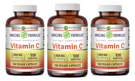 Complément alimentaire Vitamine C 1000 mg Amazing Nutrition vue avant