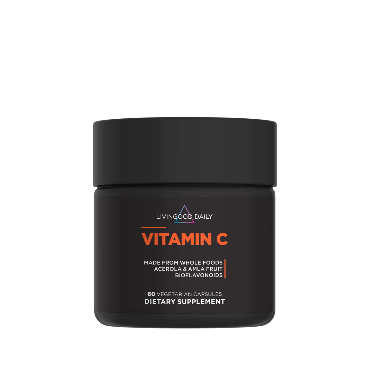 Complément alimentaire Vitamine C Livingood Daily 60 capsules vue de face