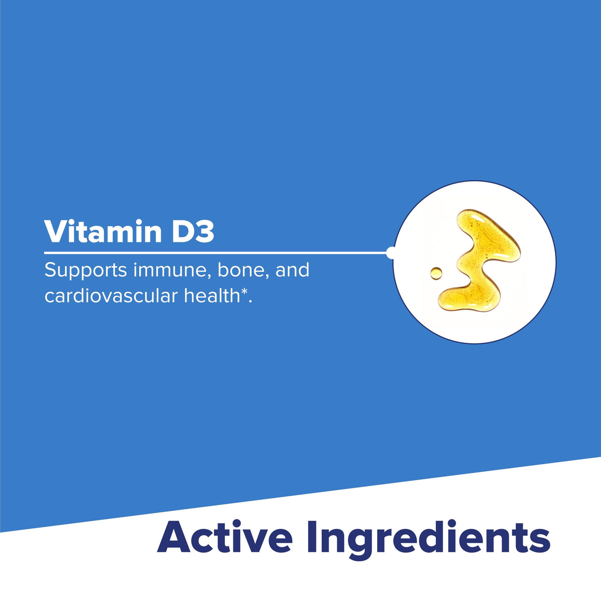 Complément alimentaire Vitamine D3, présentation avec d'autres produits