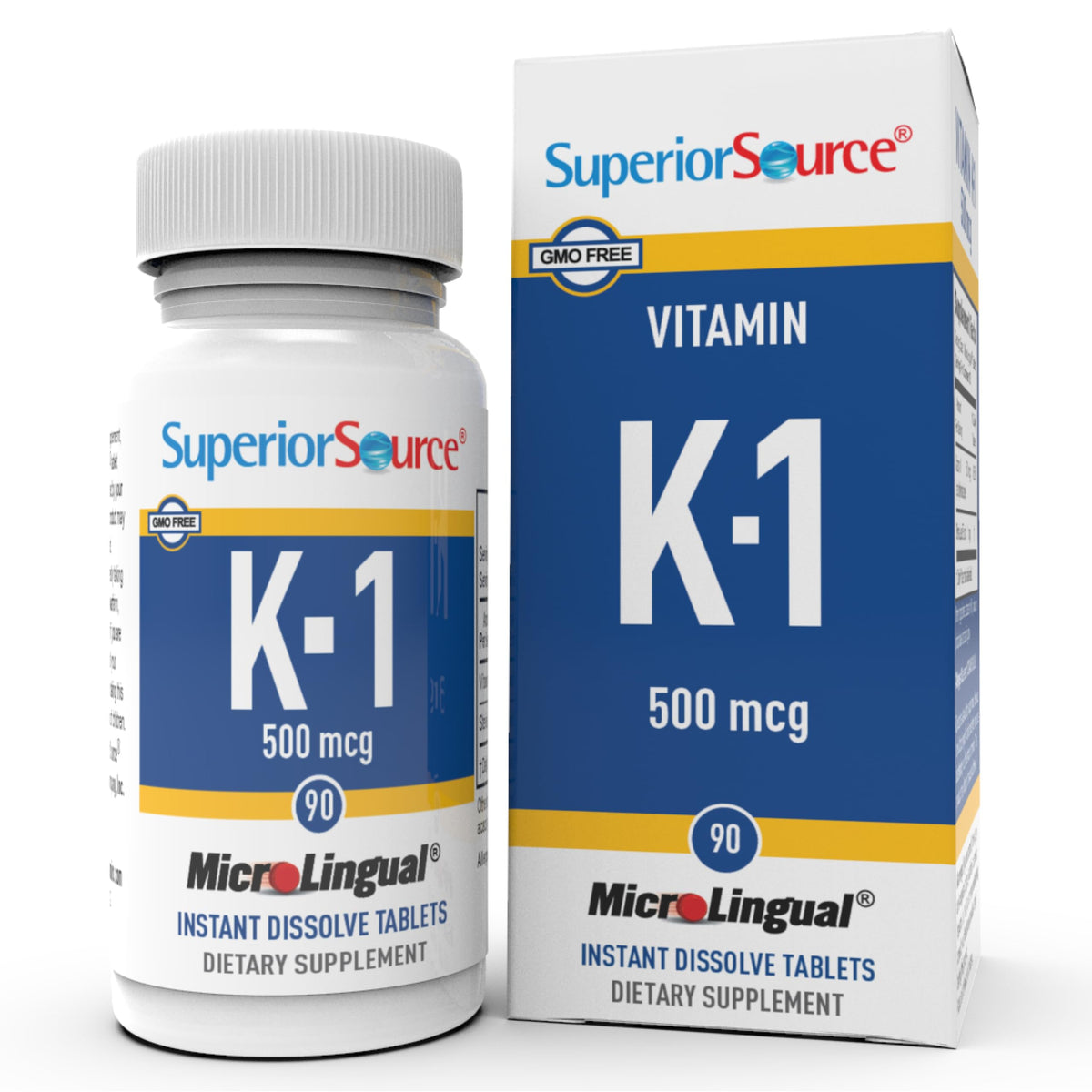 Complément Alimentaire Vitamine K1 500 mcg 100 comprimés sublinguaux