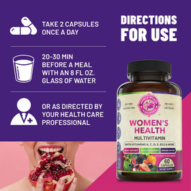 Complément alimentaire WHOLE WORLD WELLNESS Multivitamine Femme, vue arrière
