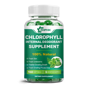 Complément alimentaire ZHPHK chlorophylle capsules vue de face