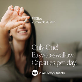 Complément Alimentaire Zinc 25mg ouvert, vue des capsules