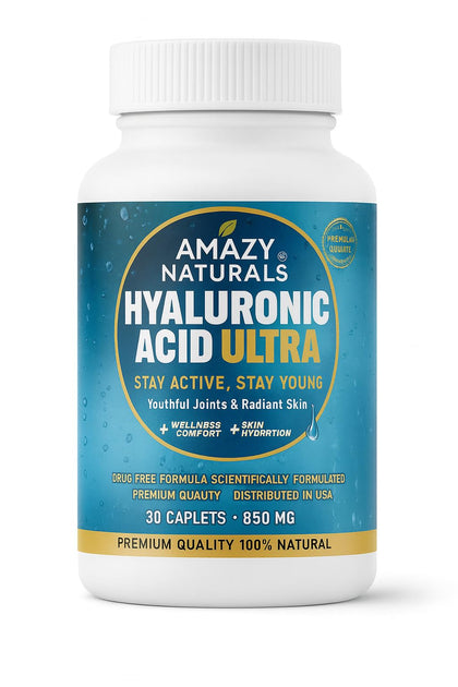 Complément Amazy Naturals Acide Hyaluronique 860mg, vue avant