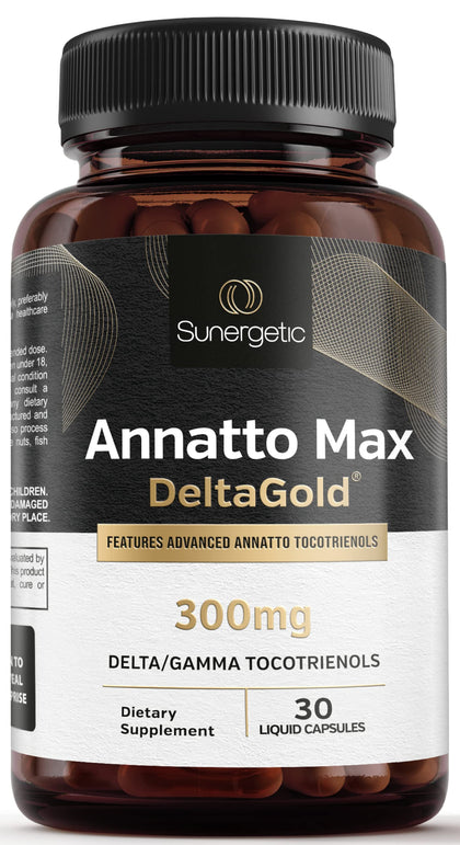 Complément Annatto Tocotrienol 300 mg Sunergetic, vue avant